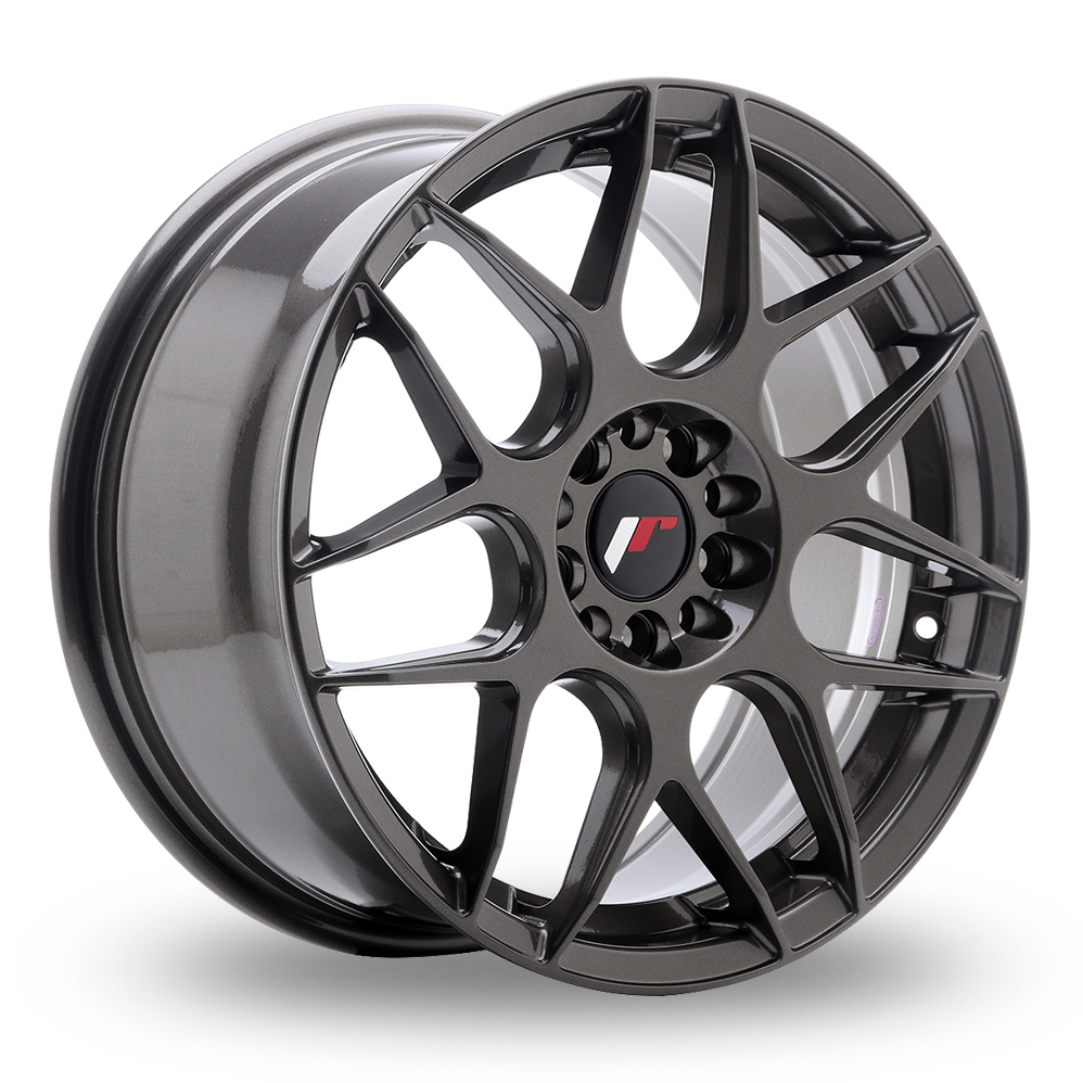 17 Inch Japan Racing JR18 (7x17) Hyper Grey Alloy Wheels