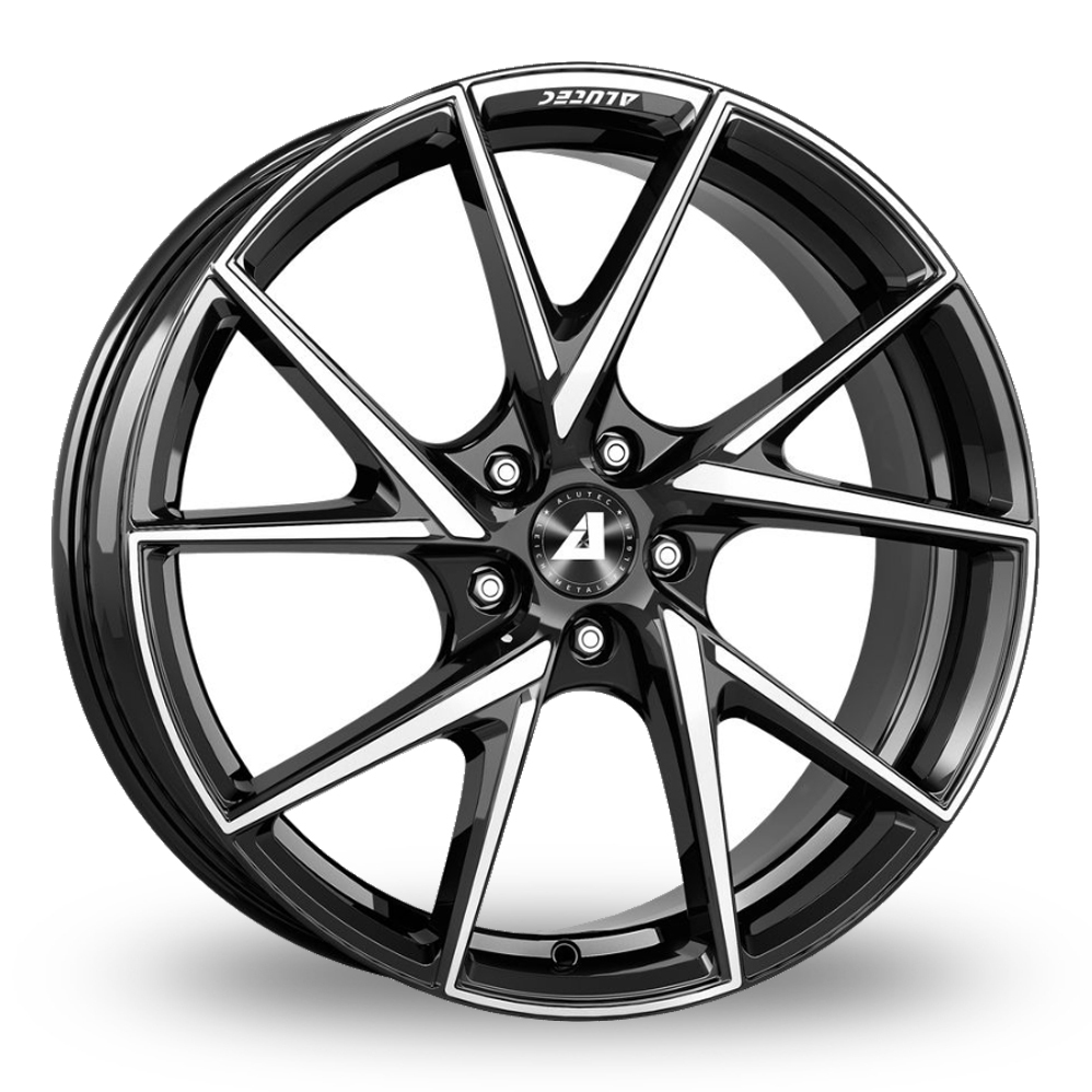 19 Inch Alutec ADX.01 Black Polished Alloy Wheels