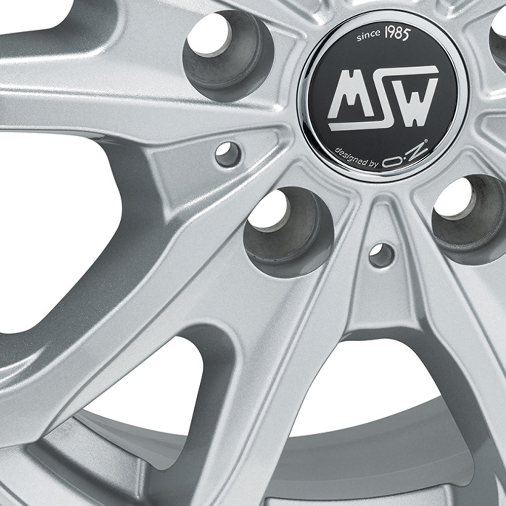 17 Inch MSW (by OZ) 48 Van Silver Alloy Wheels