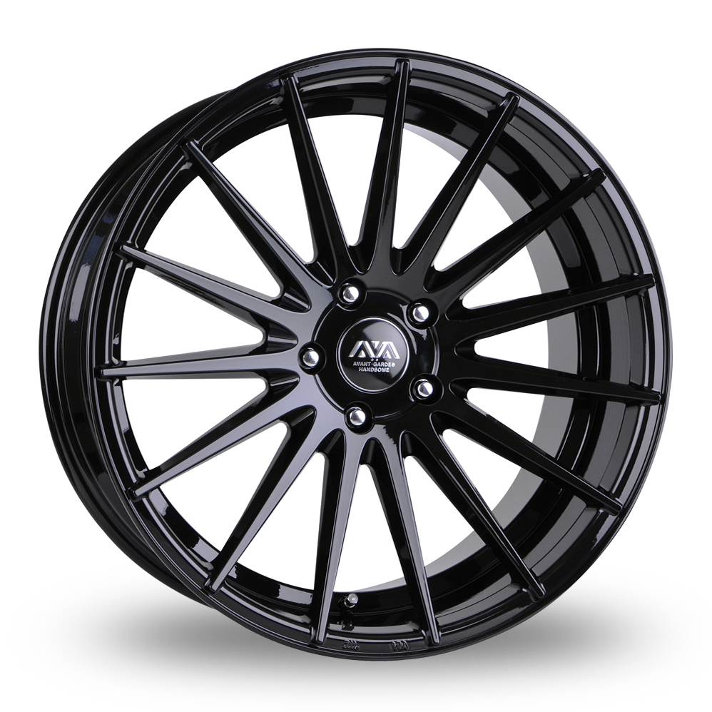 19 Inch AVA Malibu Gloss Black Alloy Wheels