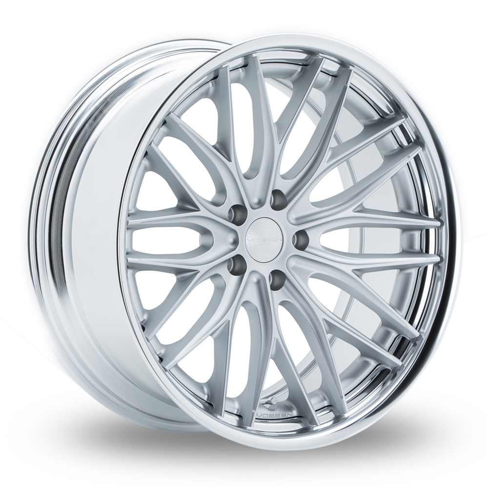 20 Inch Vossen VWS-2 Silver Alloy Wheels