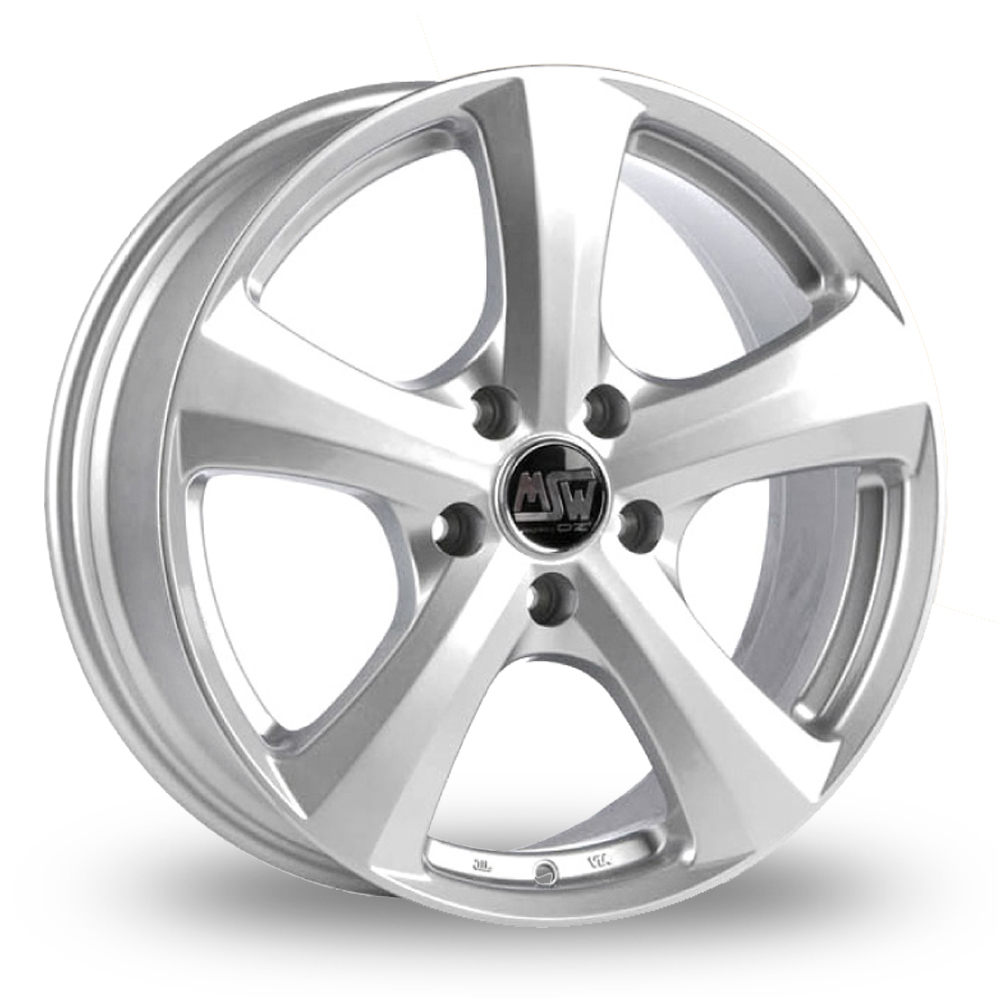 15 Inch MSW (by OZ) 19 Silver Alloy Wheels