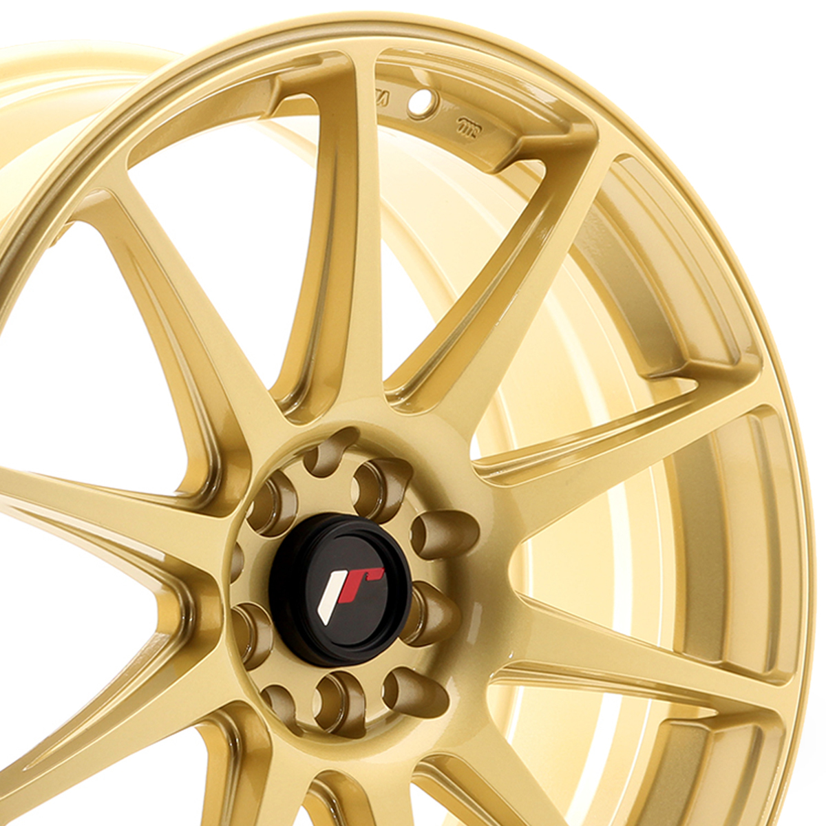 18 Inch Japan Racing JR11 (7.5x18) Gold Alloy Wheels