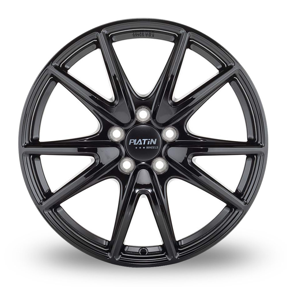 17 Inch Platin P 99 Gloss Black Alloy Wheels