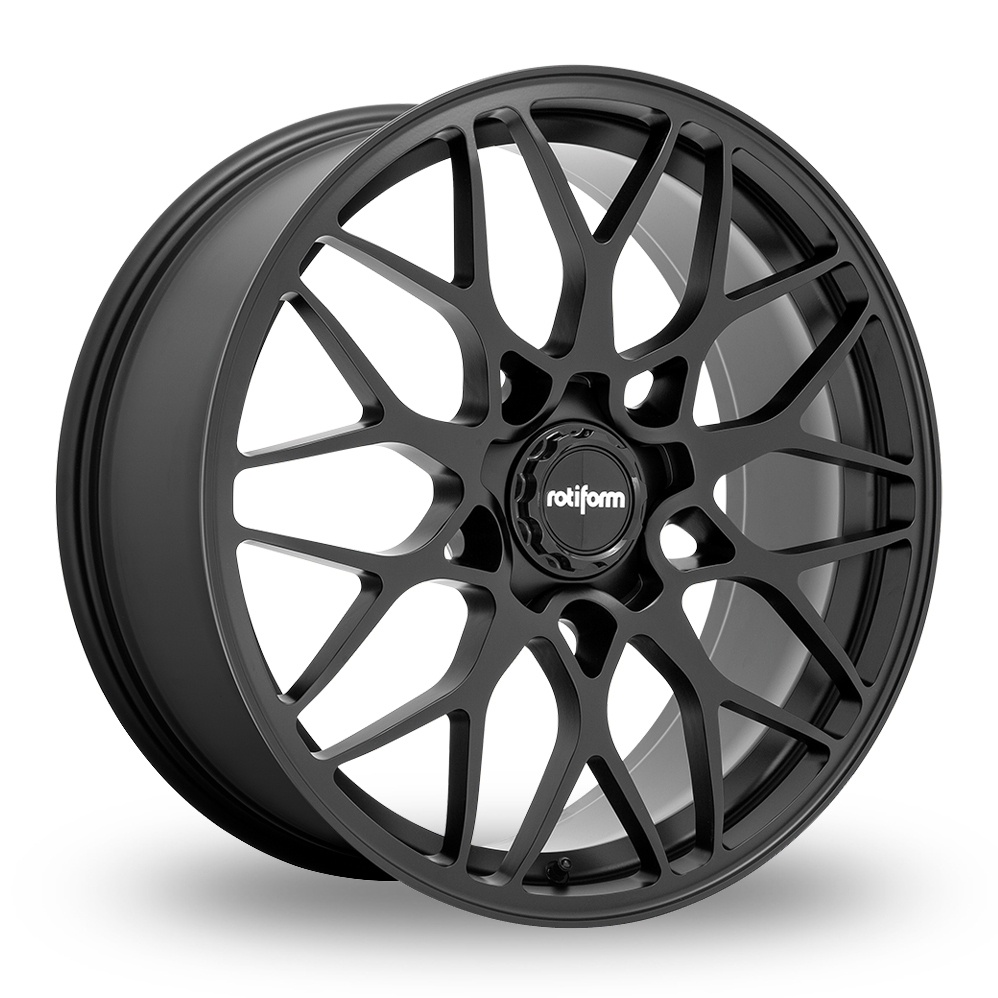 19 Inch Rotiform SGN Matt Black Alloy Wheels