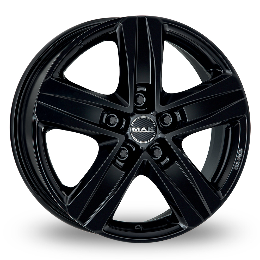 18 Inch MAK Stone 5 Gloss Black Alloy Wheels