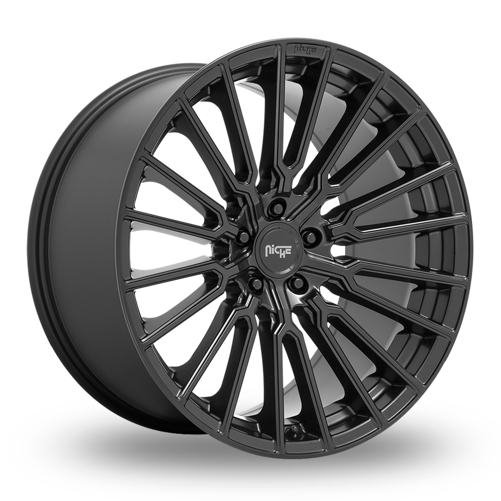 20 Inch Niche Premio Matt Black Alloy Wheels