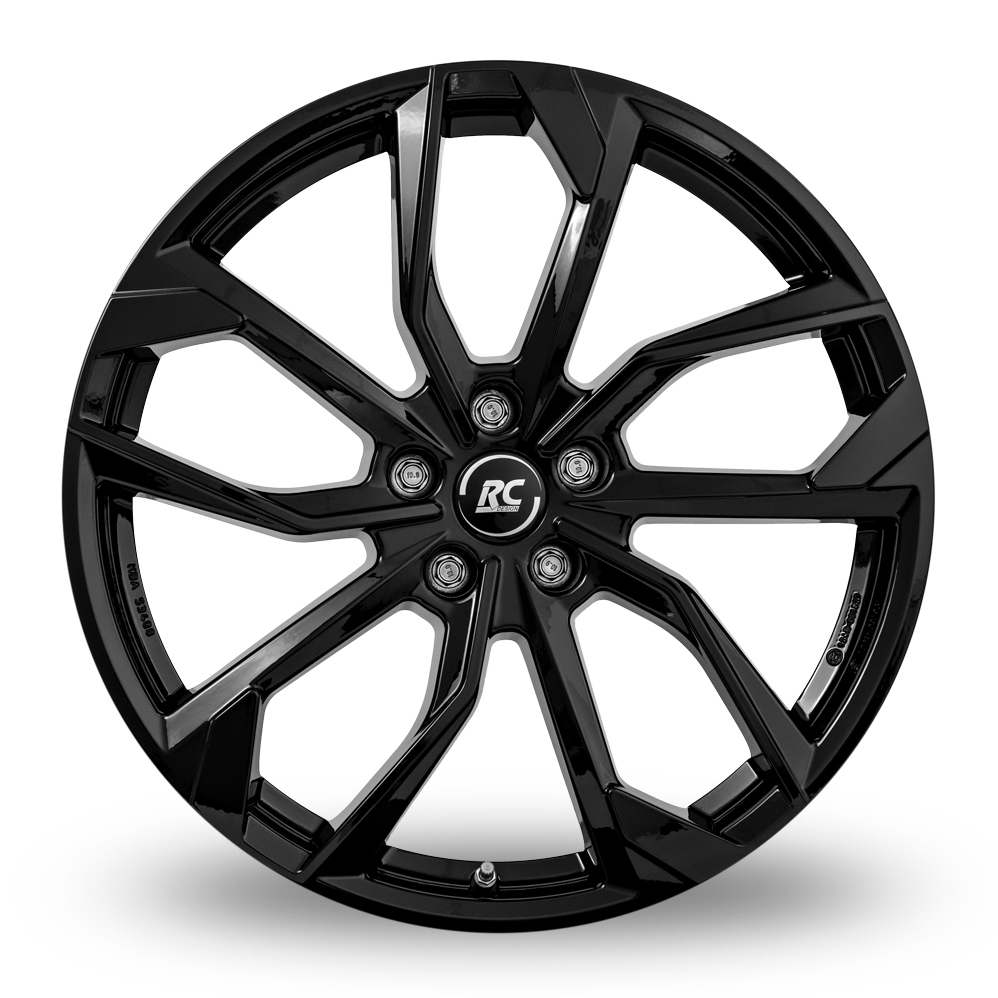 20 Inch RC Design RC34 Gloss Black Alloy Wheels