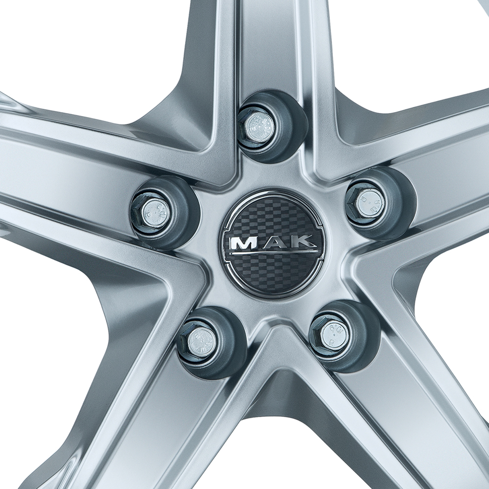 18 Inch MAK King 5 Silver Alloy Wheels