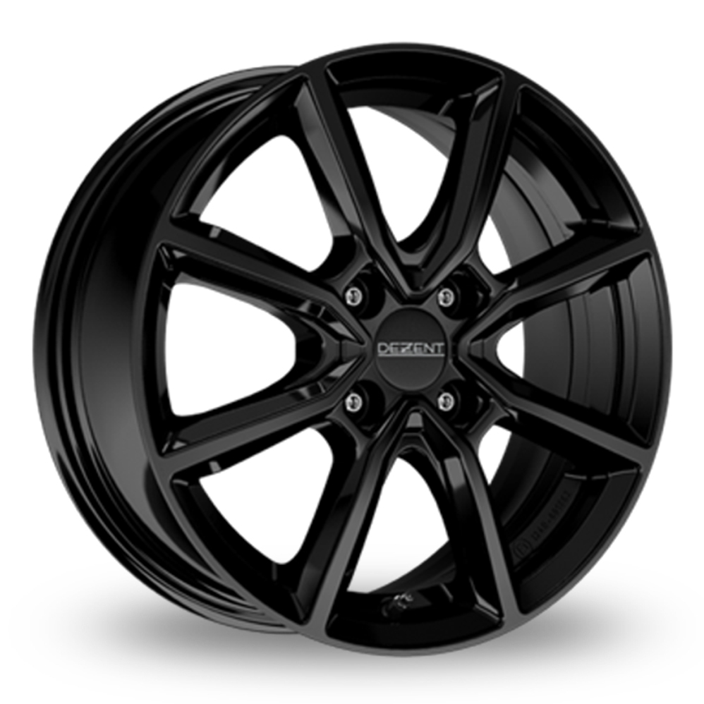 16 Inch Dezent TN Black Alloy Wheels