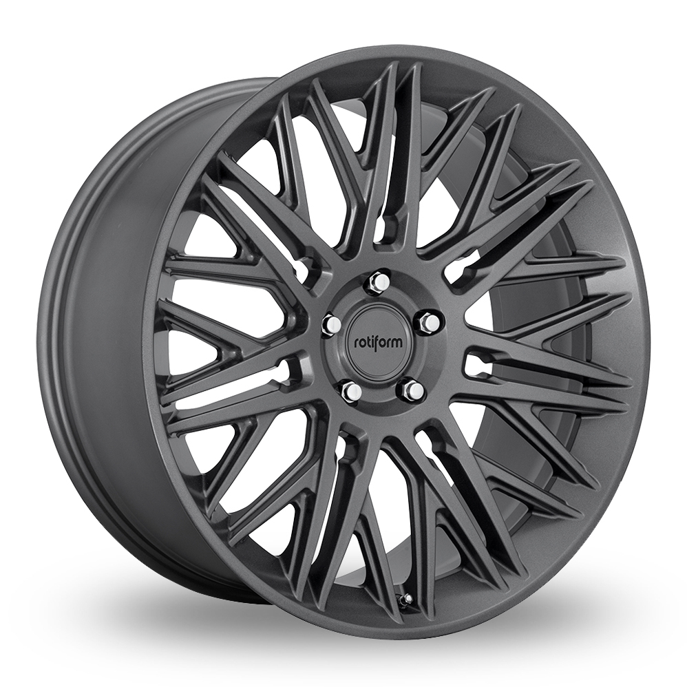 22 Inch Rotiform JDR Matt Anthracite Alloy Wheels