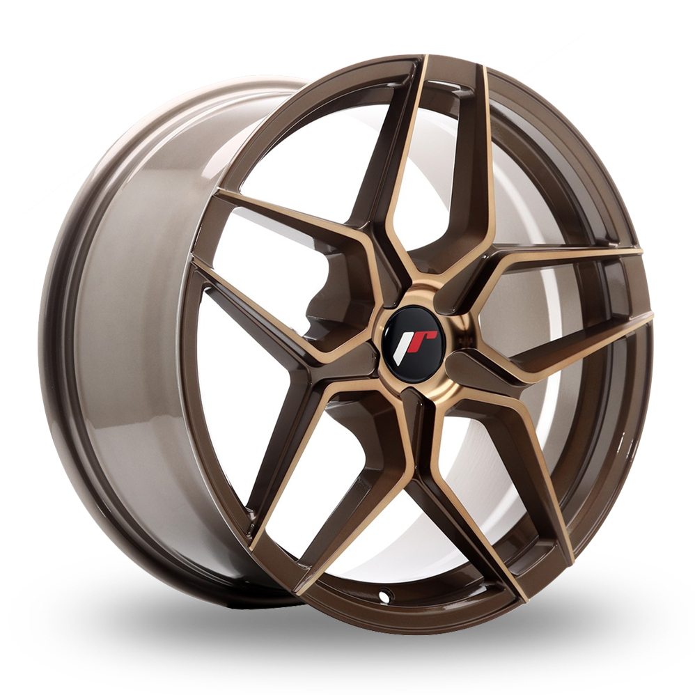 18 Inch Japan Racing JR34 (8x18) (Custom Fitment) Platinum Bronze Alloy Wheels