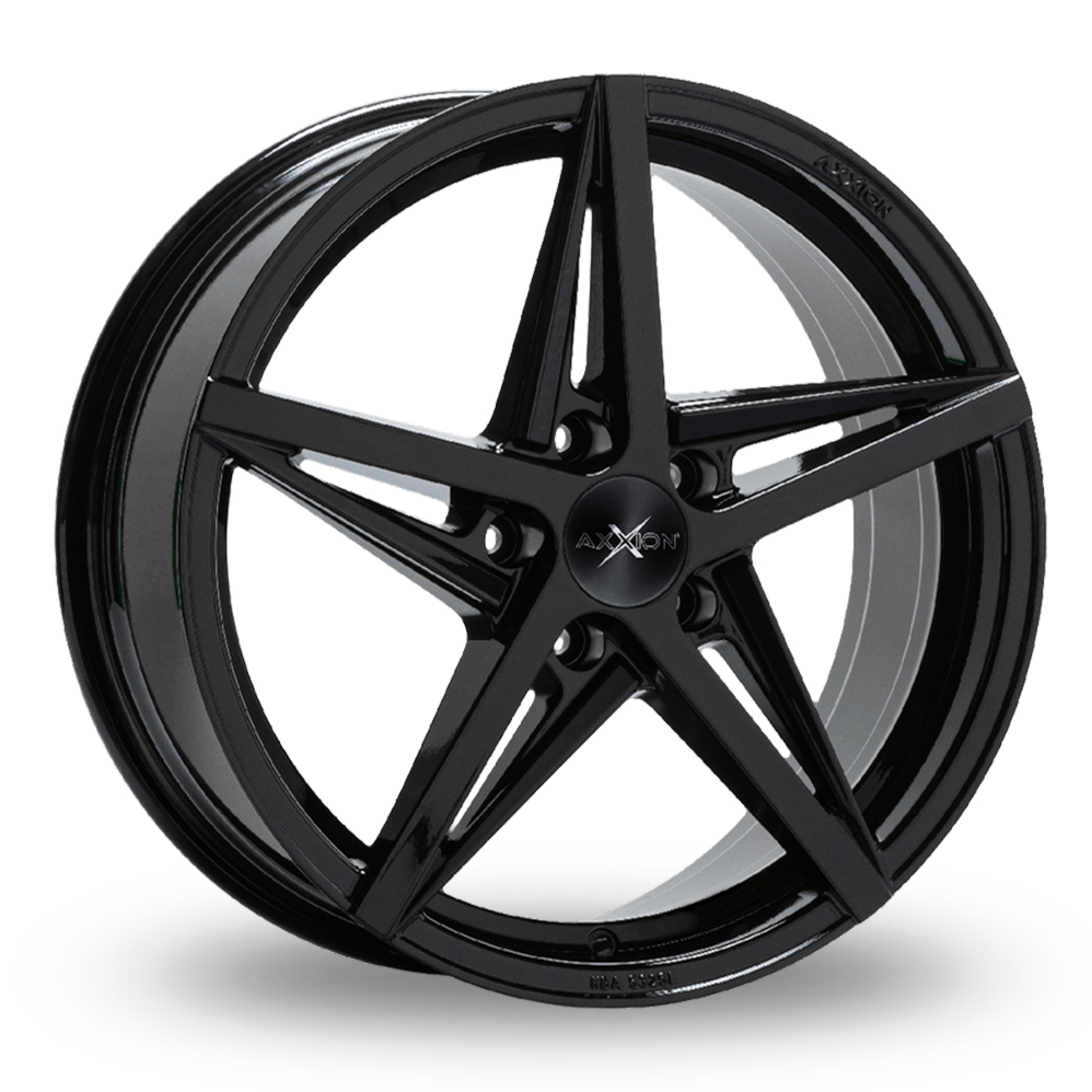 19 Inch Axxion AX10 Gloss Black Alloy Wheels