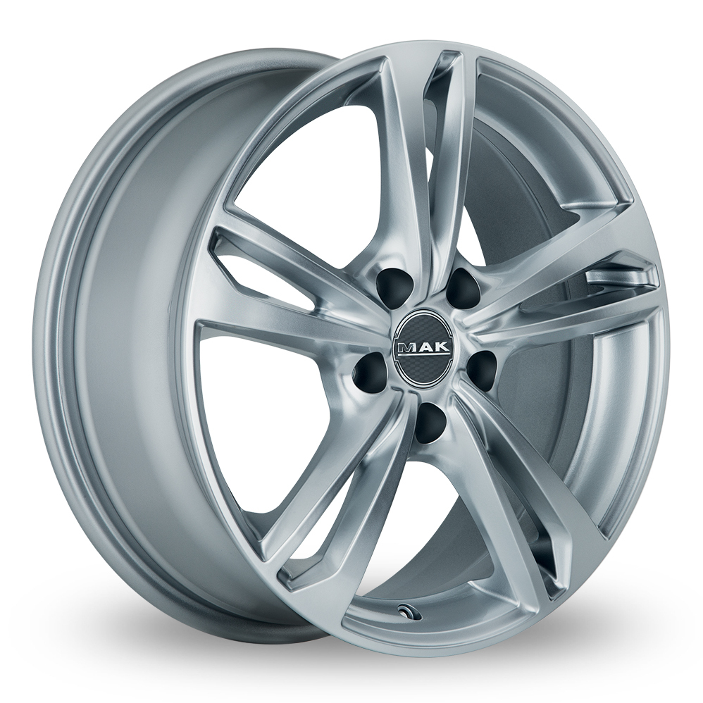 17 Inch MAK Emblema Silver Alloy Wheels