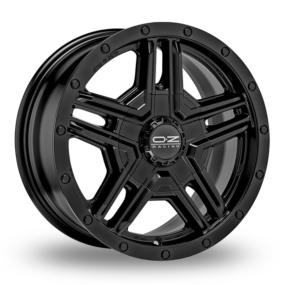 17 Inch OZ Racing Rally Adventure Matt Black Alloy Wheels