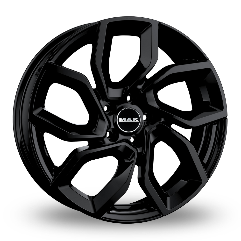 16 Inch MAK Apollo Gloss Black Alloy Wheels