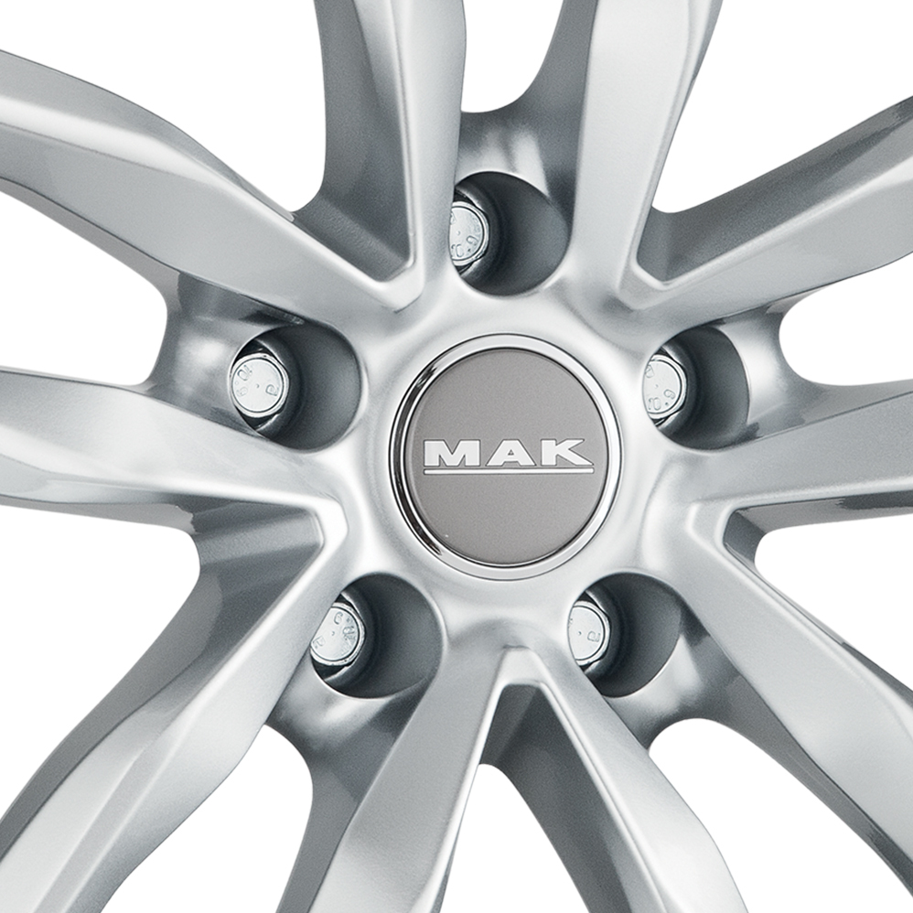 18 Inch MAK Sarthe Silver Alloy Wheels