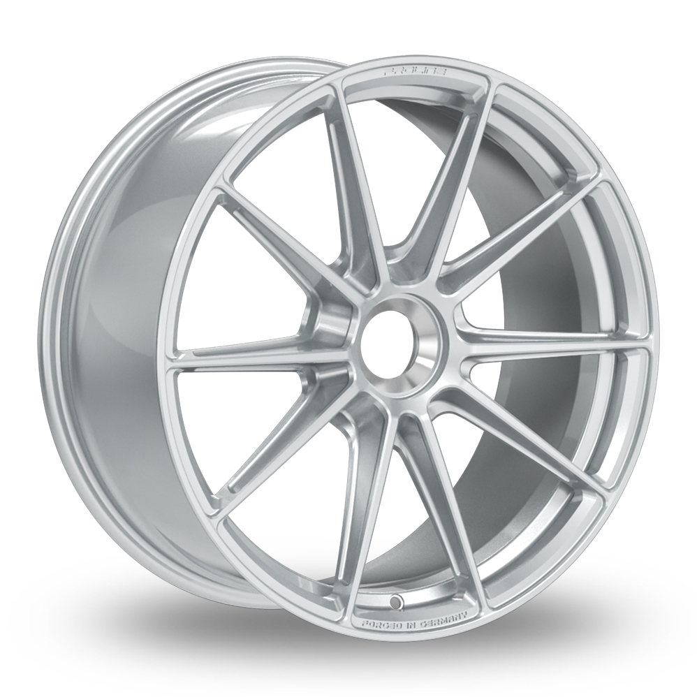 20 Inch Front & 21 Inch Rear Proline PFZ (FORGED) Silver Alloy Wheels