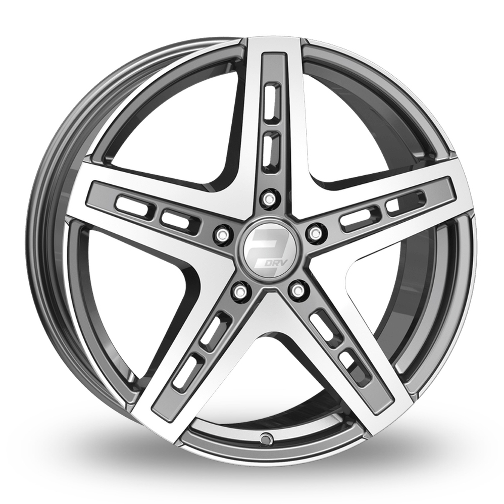 20 Inch 2DRV WH38 Daytona Grey Polished Alloy Wheels