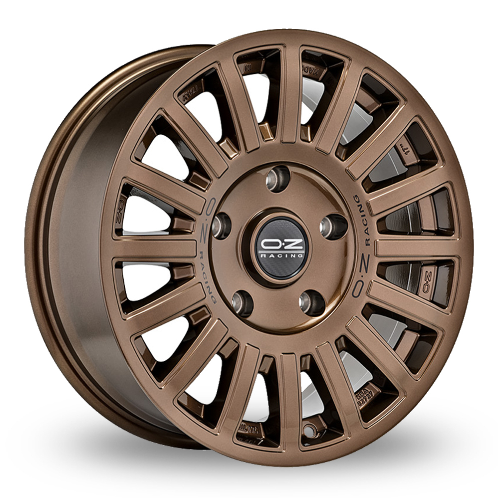 17 Inch OZ Racing Rally Raid Gloss Bronze Alloy Wheels