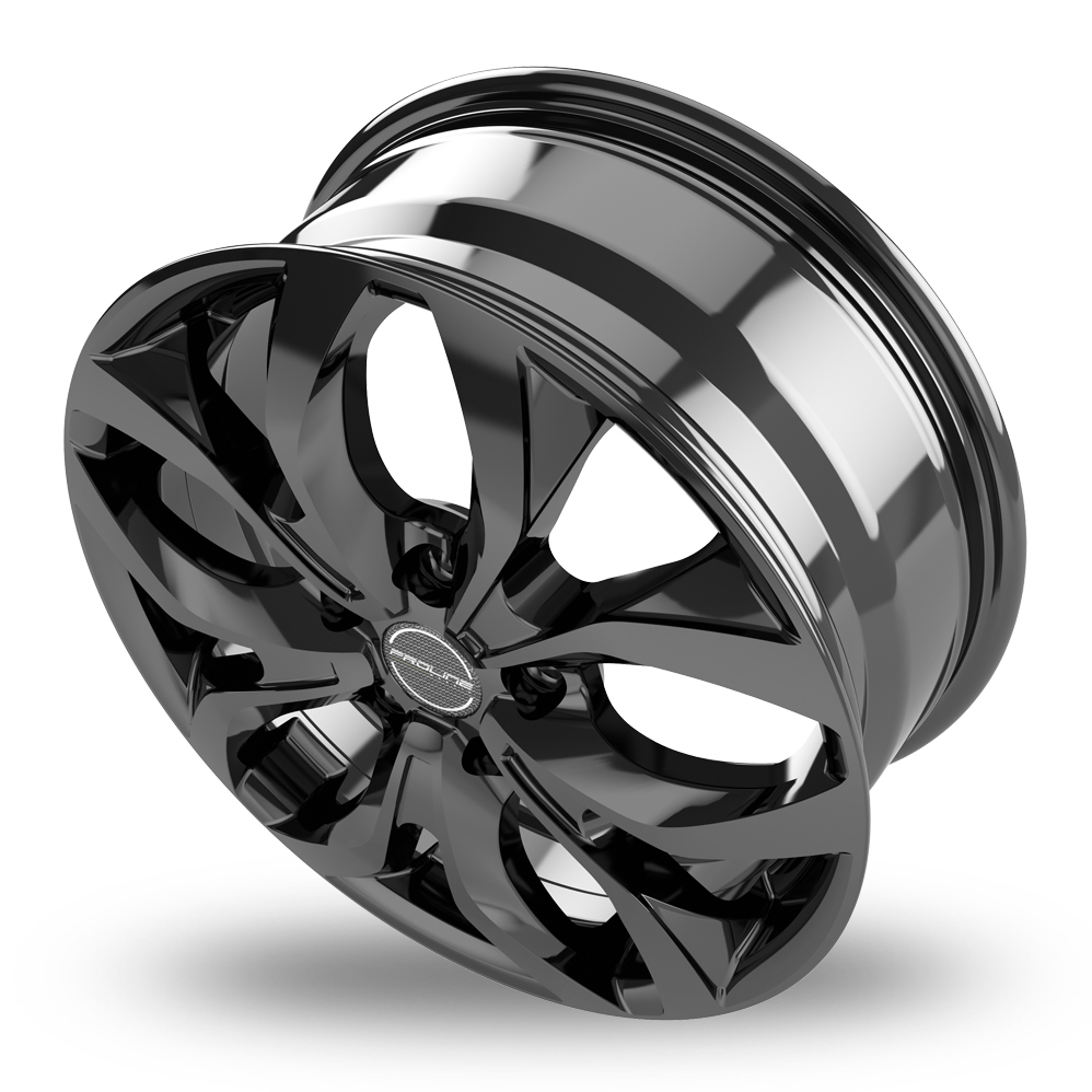 17 Inch Proline TX100 Black Glossy Alloy Wheels