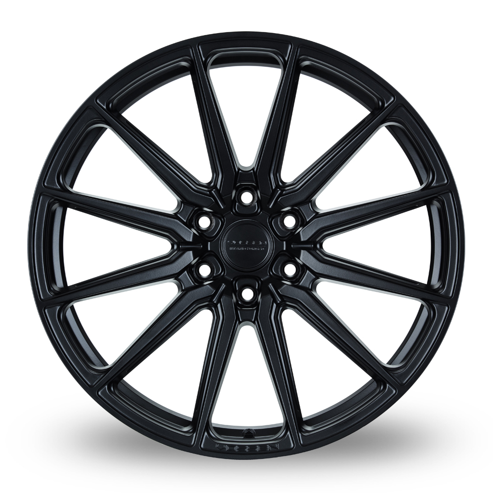 24 Inch Vossen HF6-1 Satin Black Alloy Wheels