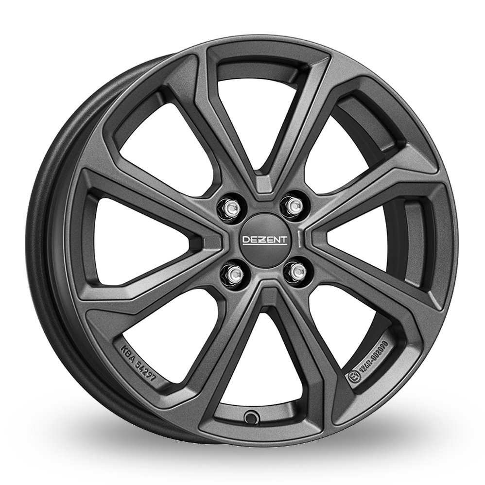 16 Inch Dezent KT Graphite Alloy Wheels