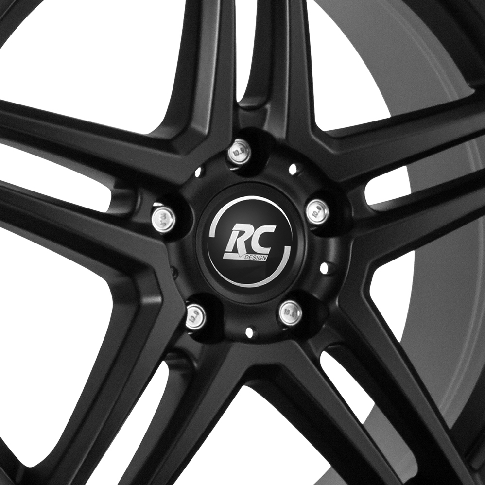 18 Inch RC Design RCD17 Matt Black Alloy Wheels