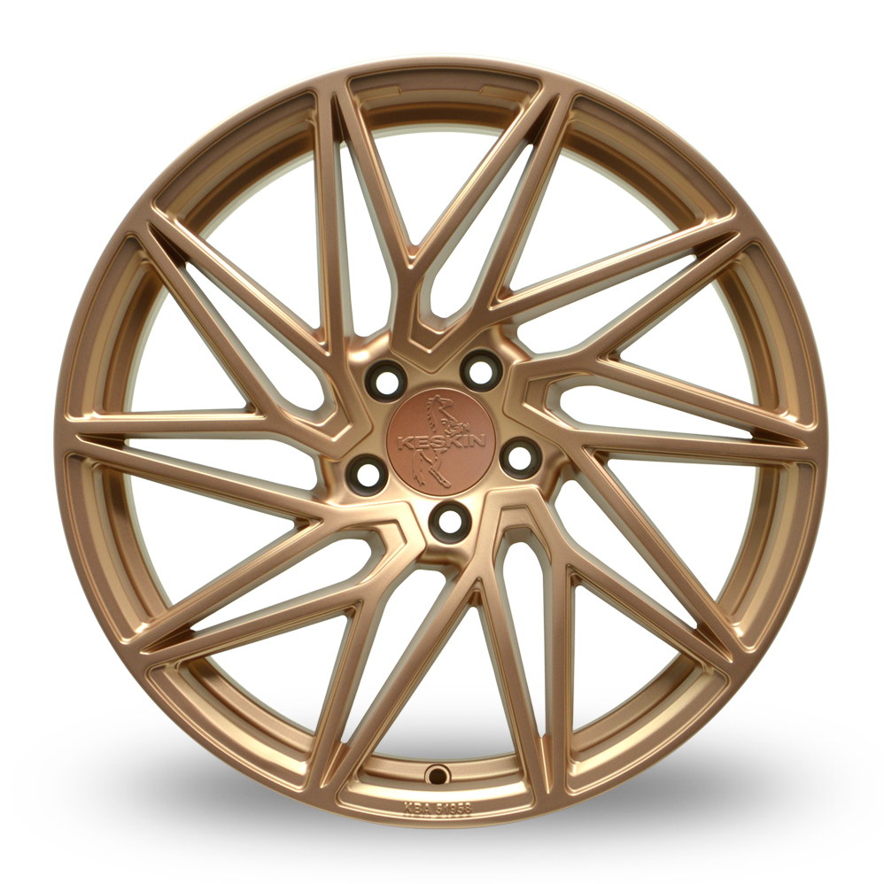 19 Inch Keskin Tuning KT20 Rose Gold Alloy Wheels