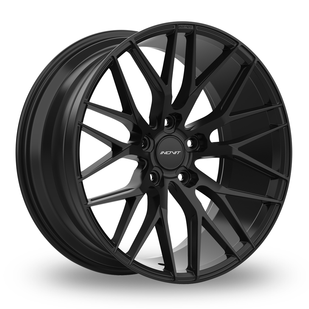 8.5x20 (Front) & 10x20 (Rear) Inovit Blitz Satin Black Alloy Wheels