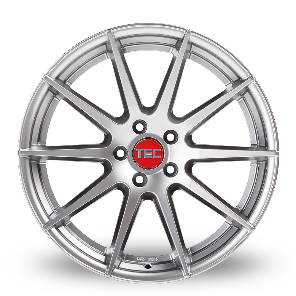 19 Inch TEC Speedwheels GT7 Hyper Silver Alloy Wheels