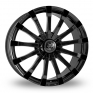 20 Inch Wolfrace Renaissance Gloss Black Alloy Wheels