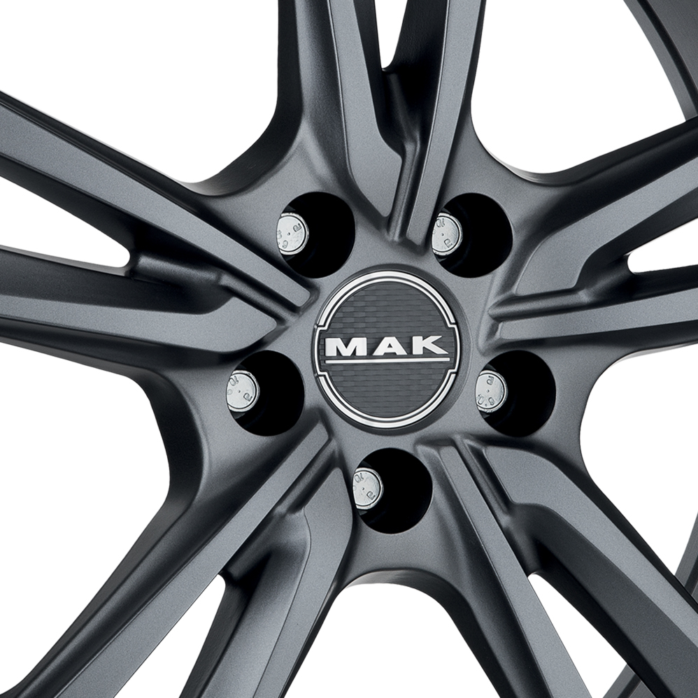 15 Inch MAK Icona Matt Titan Alloy Wheels