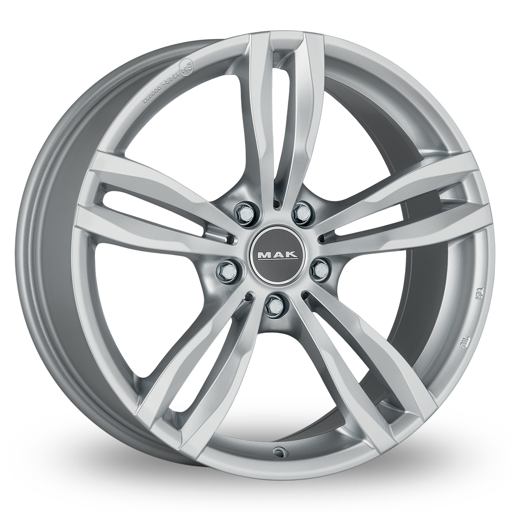 19 Inch MAK Luft Silver Alloy Wheels