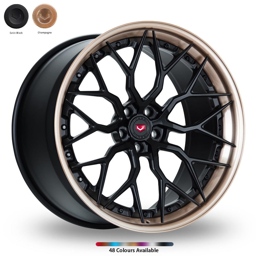 19 Inch Vossen Forged S17-01 (3 Piece) Custom Colour Alloy Wheels