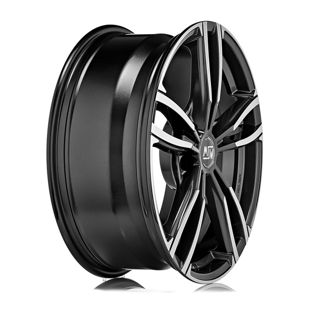 17 Inch MSW (by OZ) 73 Grey Polished Alloy Wheels