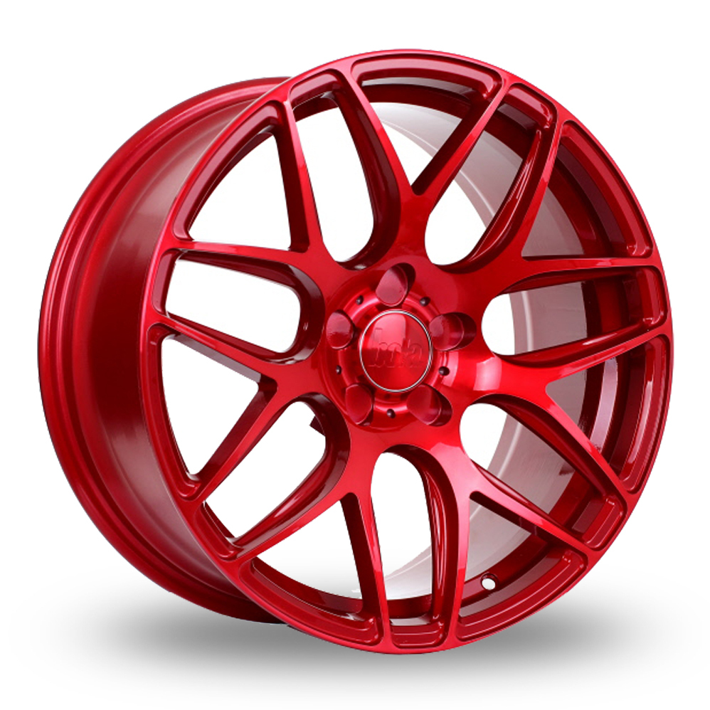 19 Inch Bola B8R Candy Red Alloy Wheels