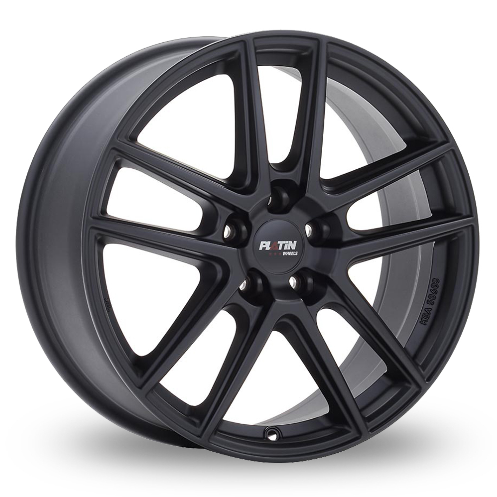 18 Inch Platin P 73 Matt Black Alloy Wheels