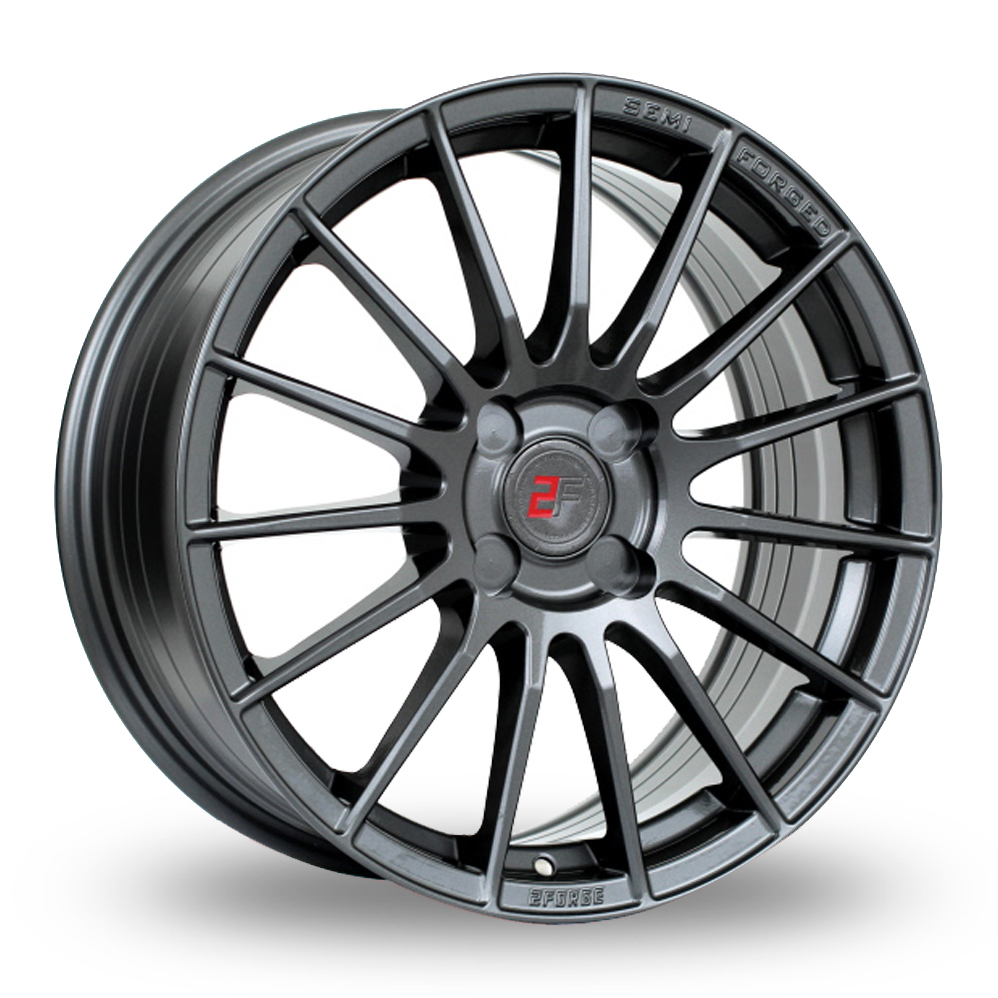 15 Inch 2FORGE ZF1 Gloss Gunmetal Alloy Wheels