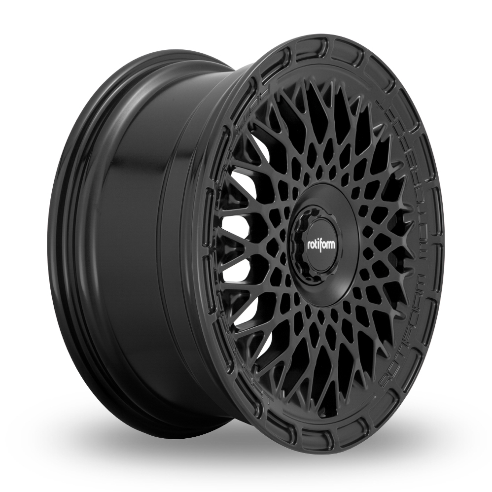 19 Inch Rotiform LHR-M Satin Black Alloy Wheels