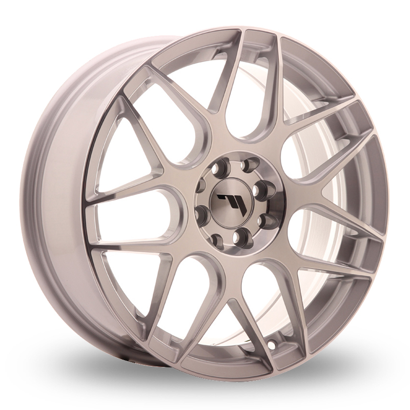 17 Inch Japan Racing JR18 (7x17) Silver Machined Face Alloy Wheels