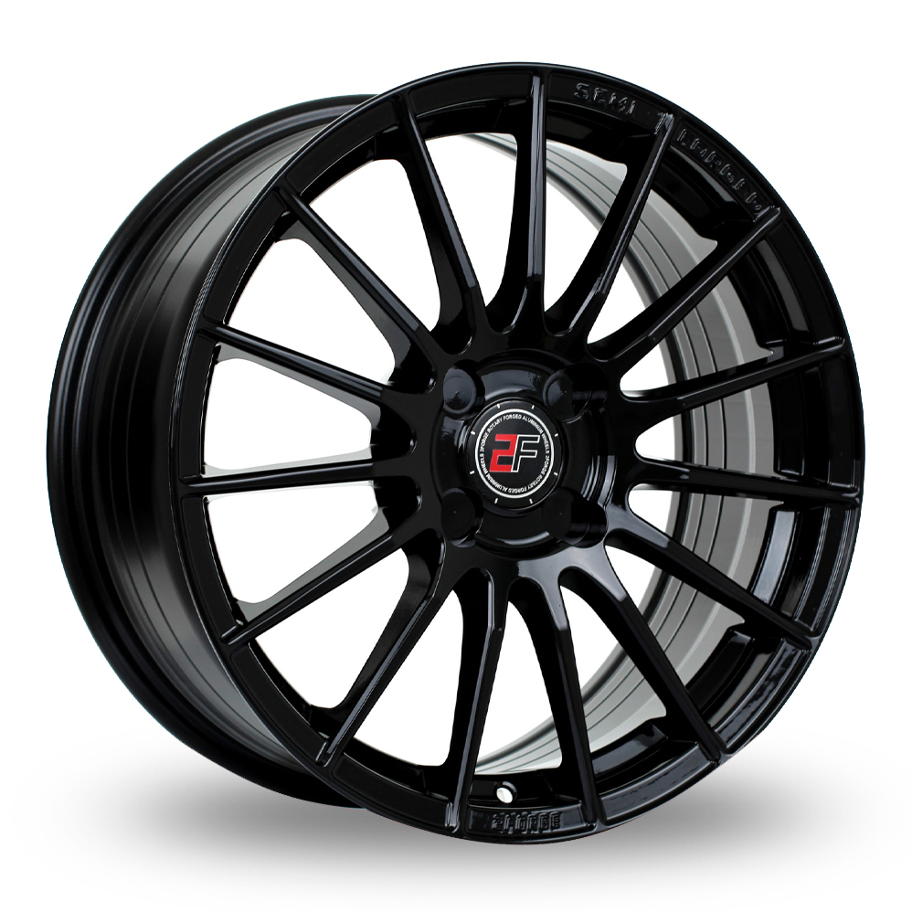 15 Inch 2FORGE ZF1 Gloss Black Alloy Wheels