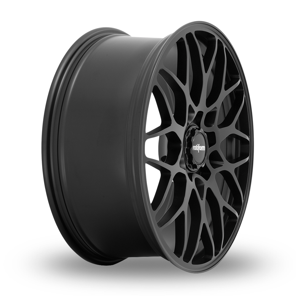 19 Inch Rotiform SGN Matt Black Alloy Wheels