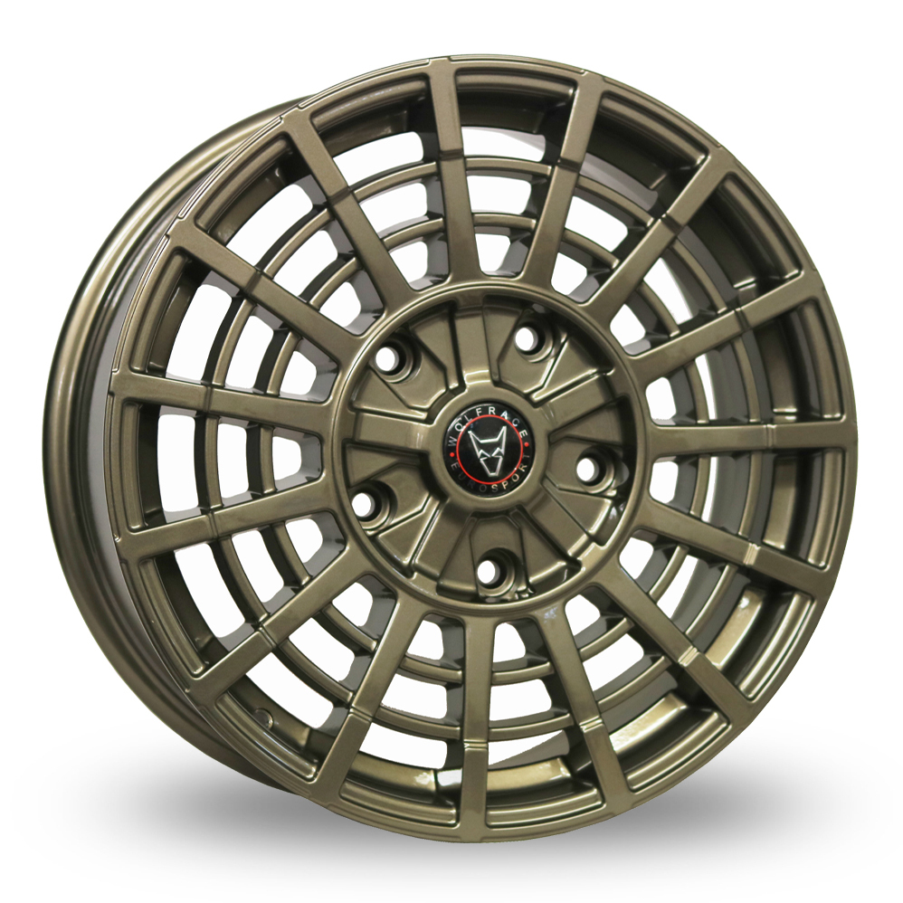 18 Inch Wolfrace Turismo Super T Gloss Bronze Alloy Wheels