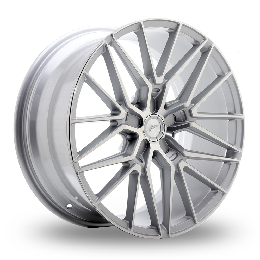 20 Inch Japan Racing JR38 (9x20) (Custom Fitment) Silver Machined Face Alloy Wheels