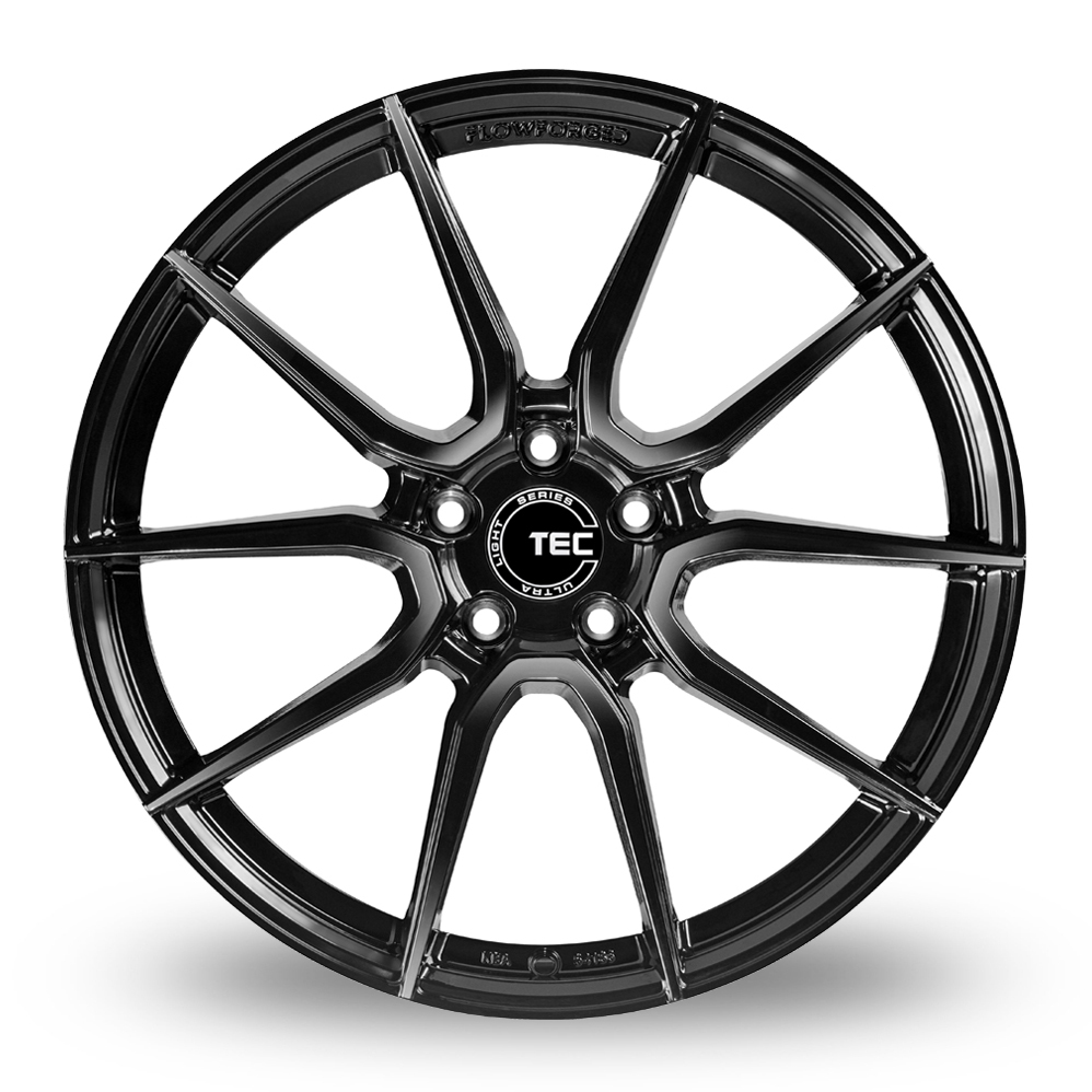 20 Inch TEC Speedwheels GT-Race-I Gloss Black Alloy Wheels