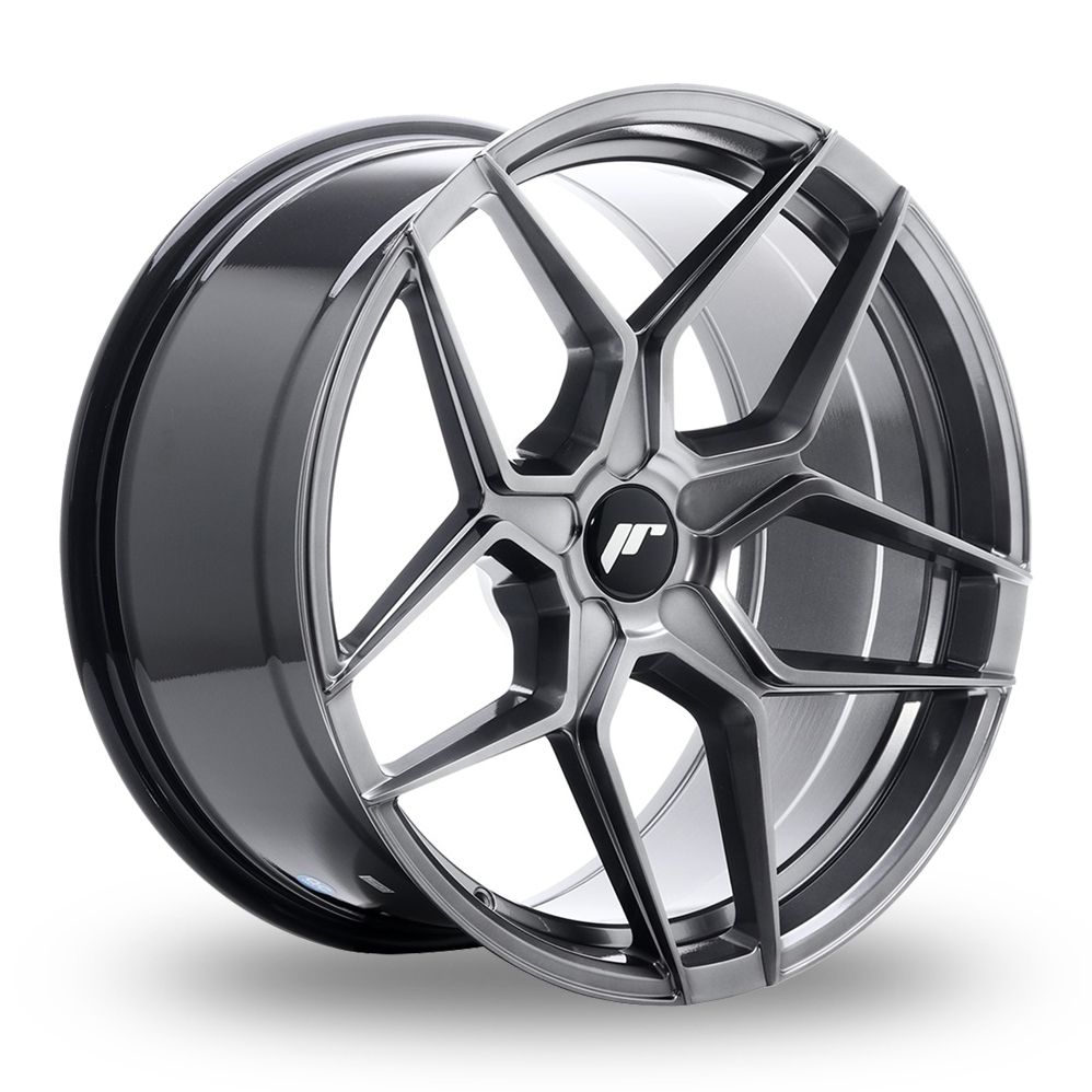 19 Inch Japan Racing JR34 () (Custom Fitment) Hyper Black Alloy Wheels