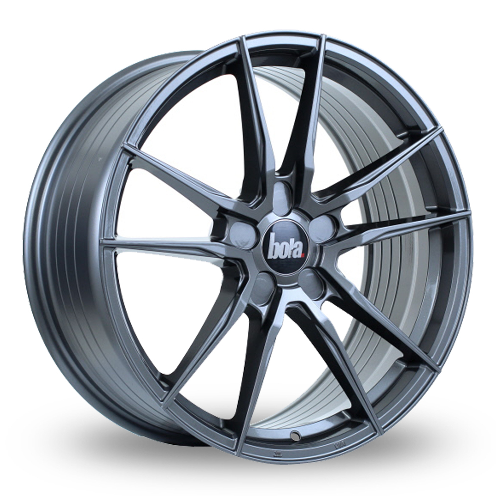 19 Inch Bola FLD Gloss Gunmetal Alloy Wheels