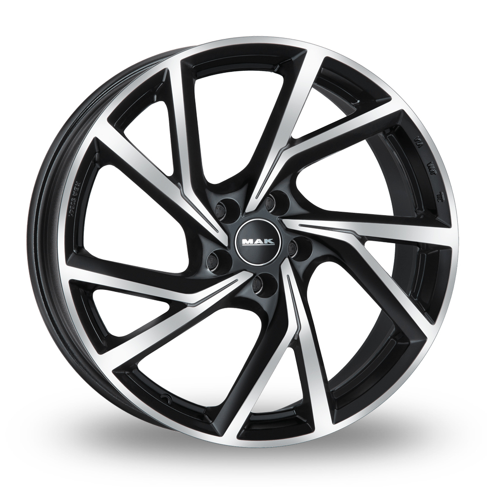 18 Inch MAK Kassel Black Mirror Alloy Wheels