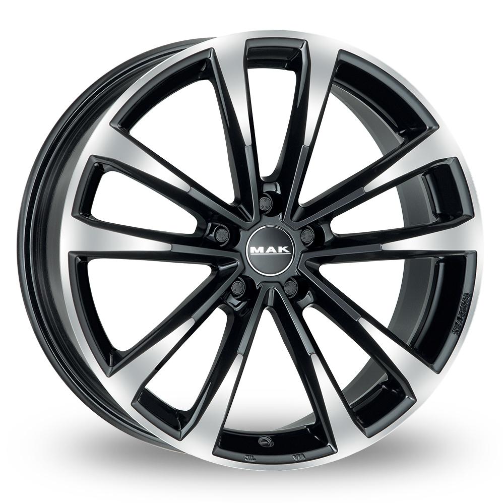 17 Inch MAK Main Black Mirror Alloy Wheels